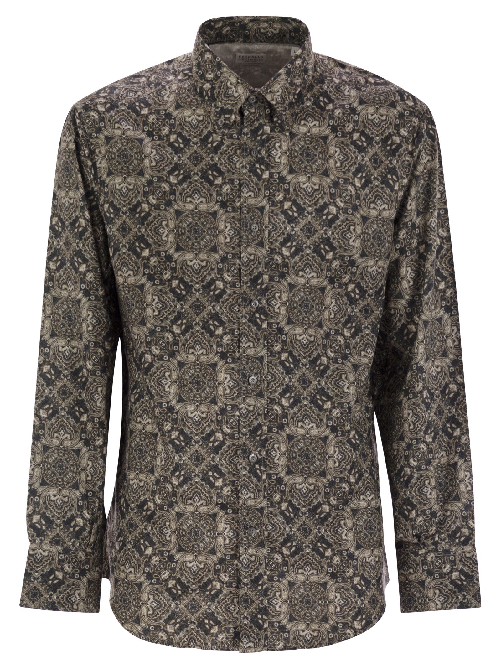 Brunello Cucinelli Classic Slim Fit Cotton Shirt