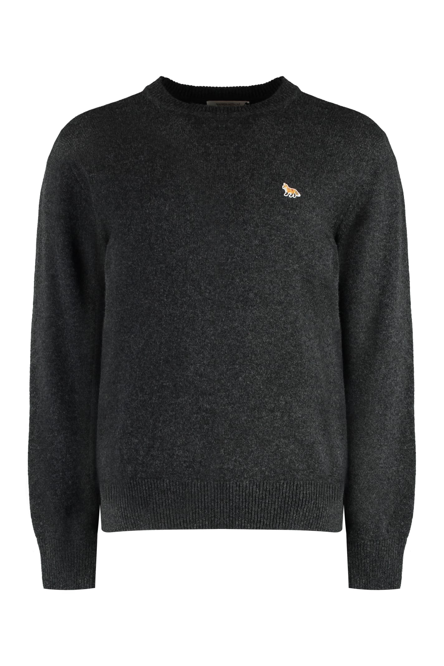 Maison Kitsuné Crew-neck Wool Sweater