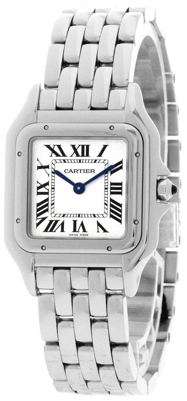 CARTIER Panthere de Cartier SLVR Dial Women's Bracelete Watch WSPN0007