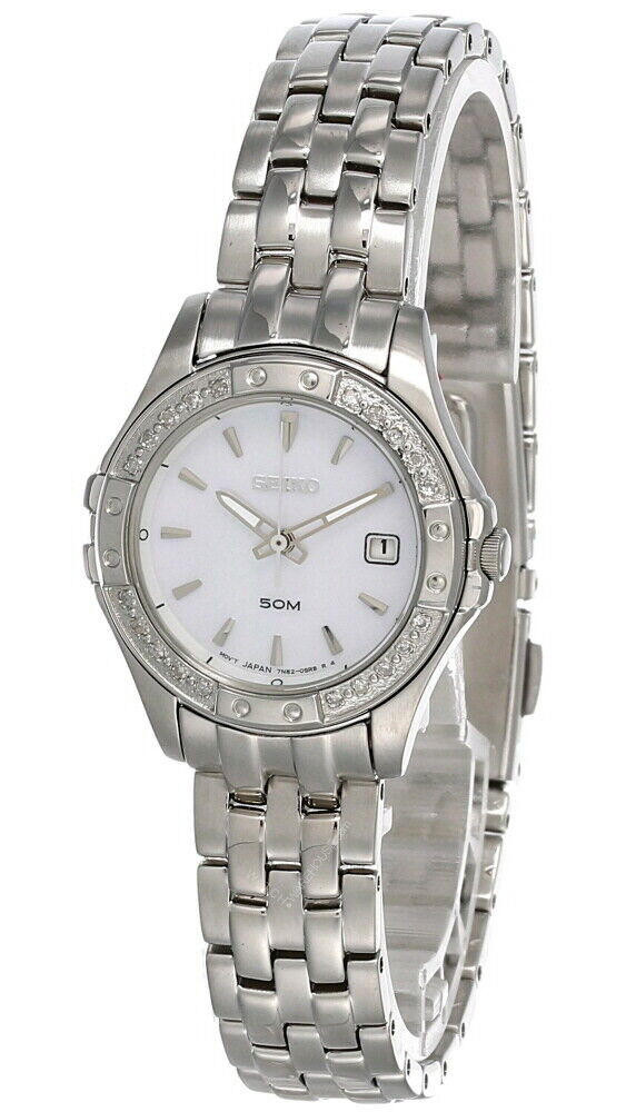 Seiko Le Grand Sport 27MM MOP Dial S-Steel Women's Watch SXDE83