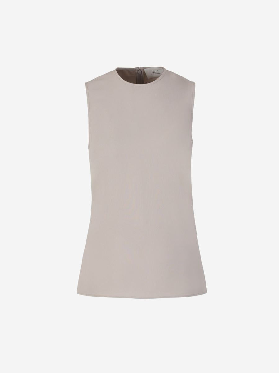 AMI Paris Viscose Fluid Top
