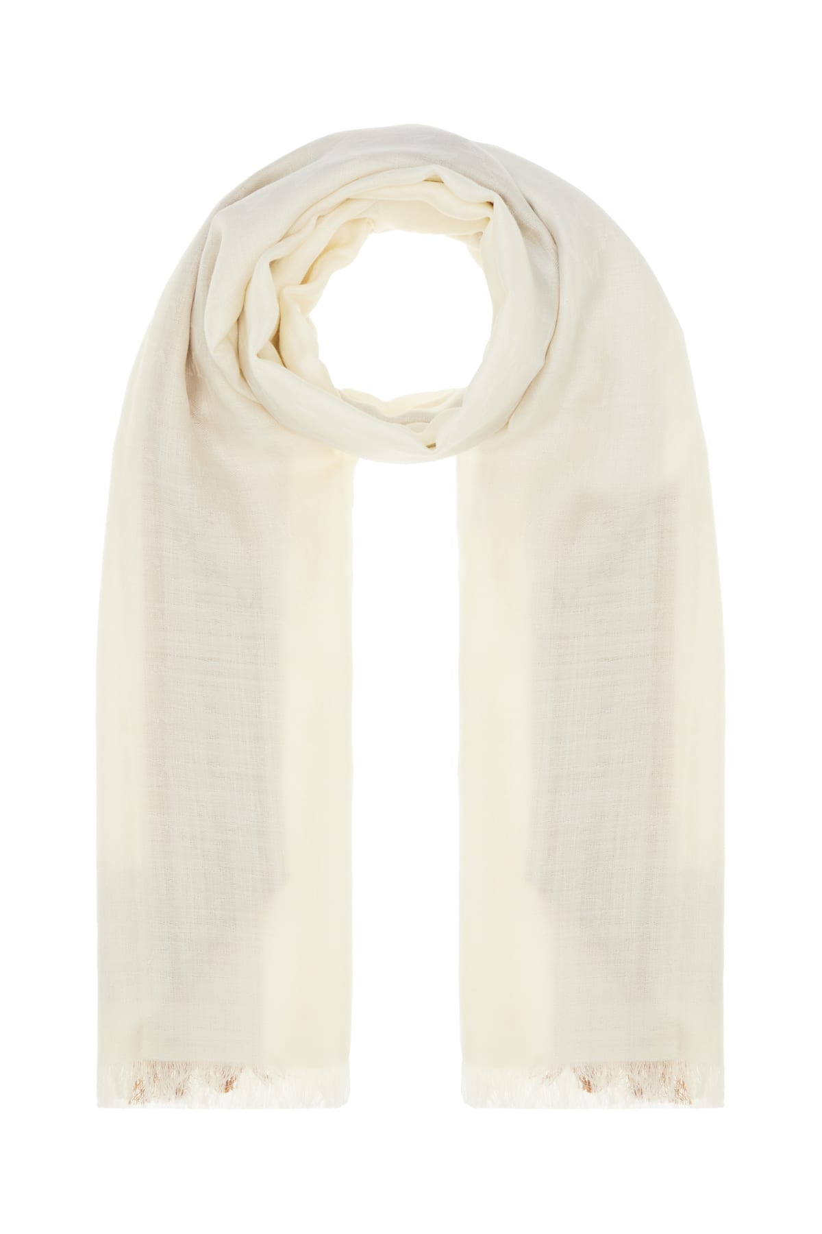 Max Mara Two-tone Silk Blend Scarf