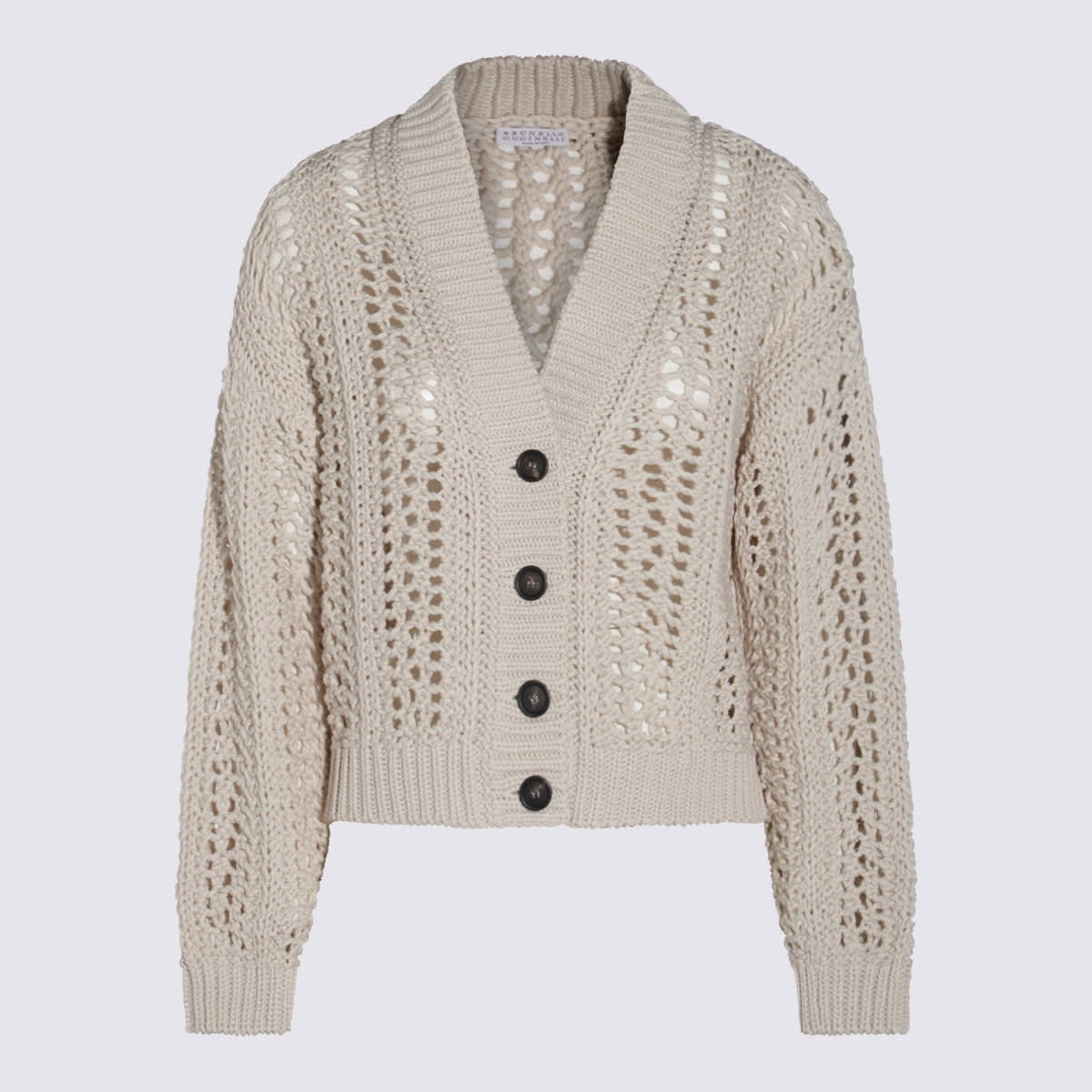 Brunello Cucinelli 米色棉质针织衫