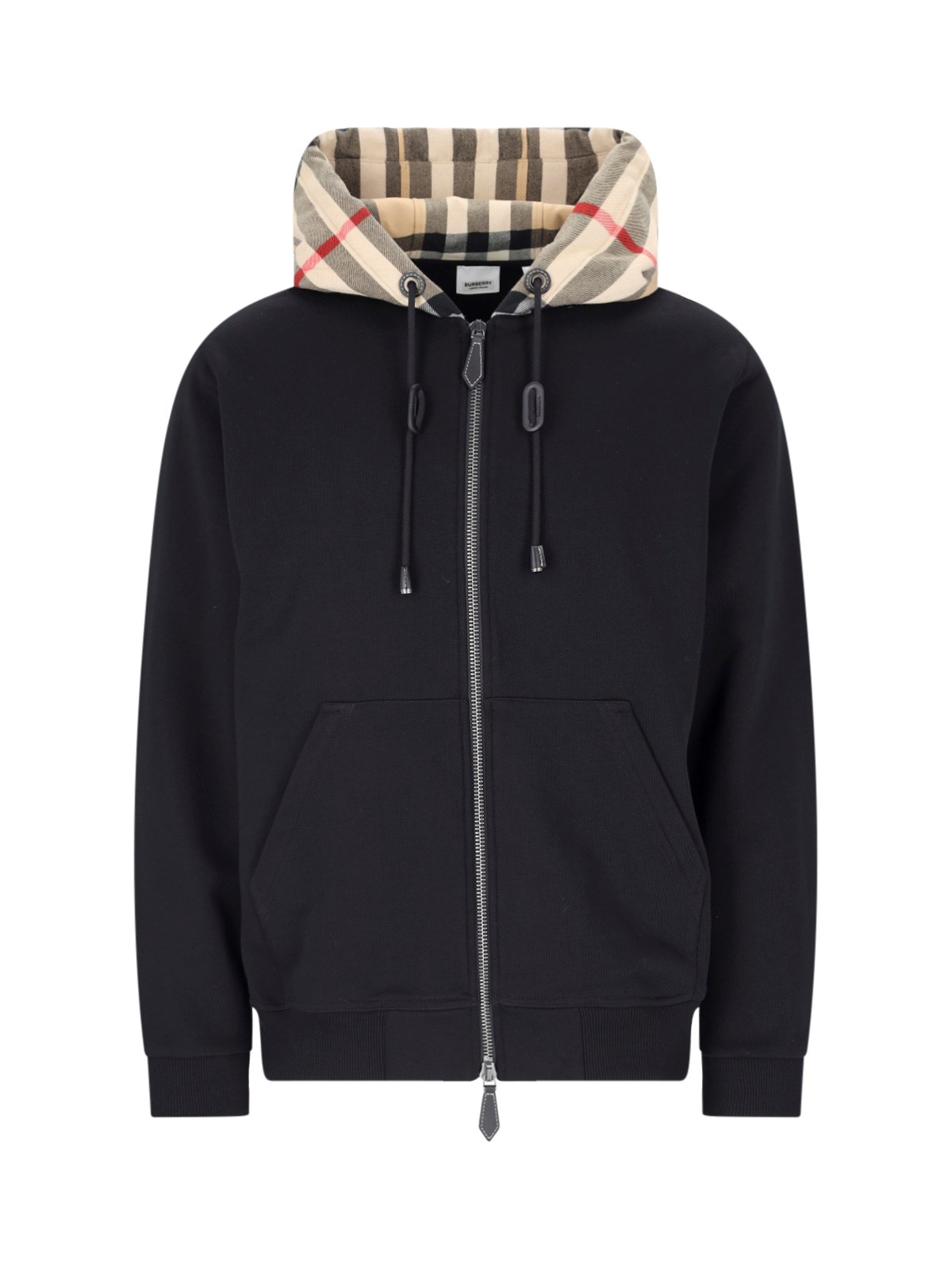 Burberry格子连帽衫