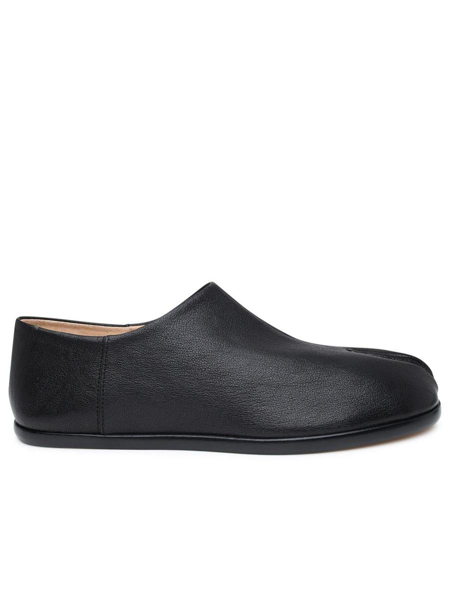 Maison Margiela Tabi Loafers In Black Leather