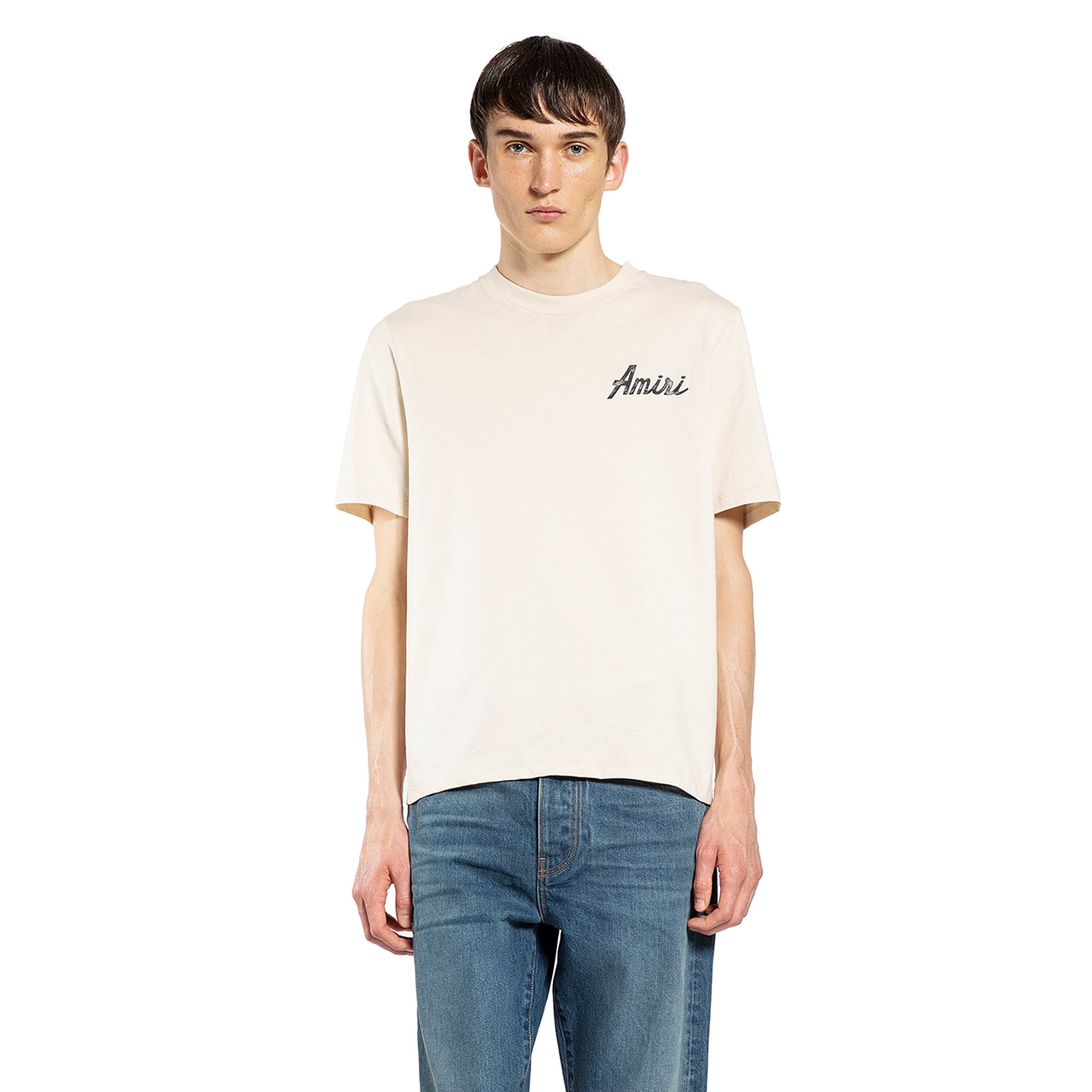 AMIRI MAN OFF-WHITE T-SHIRTS & TANK TOPS