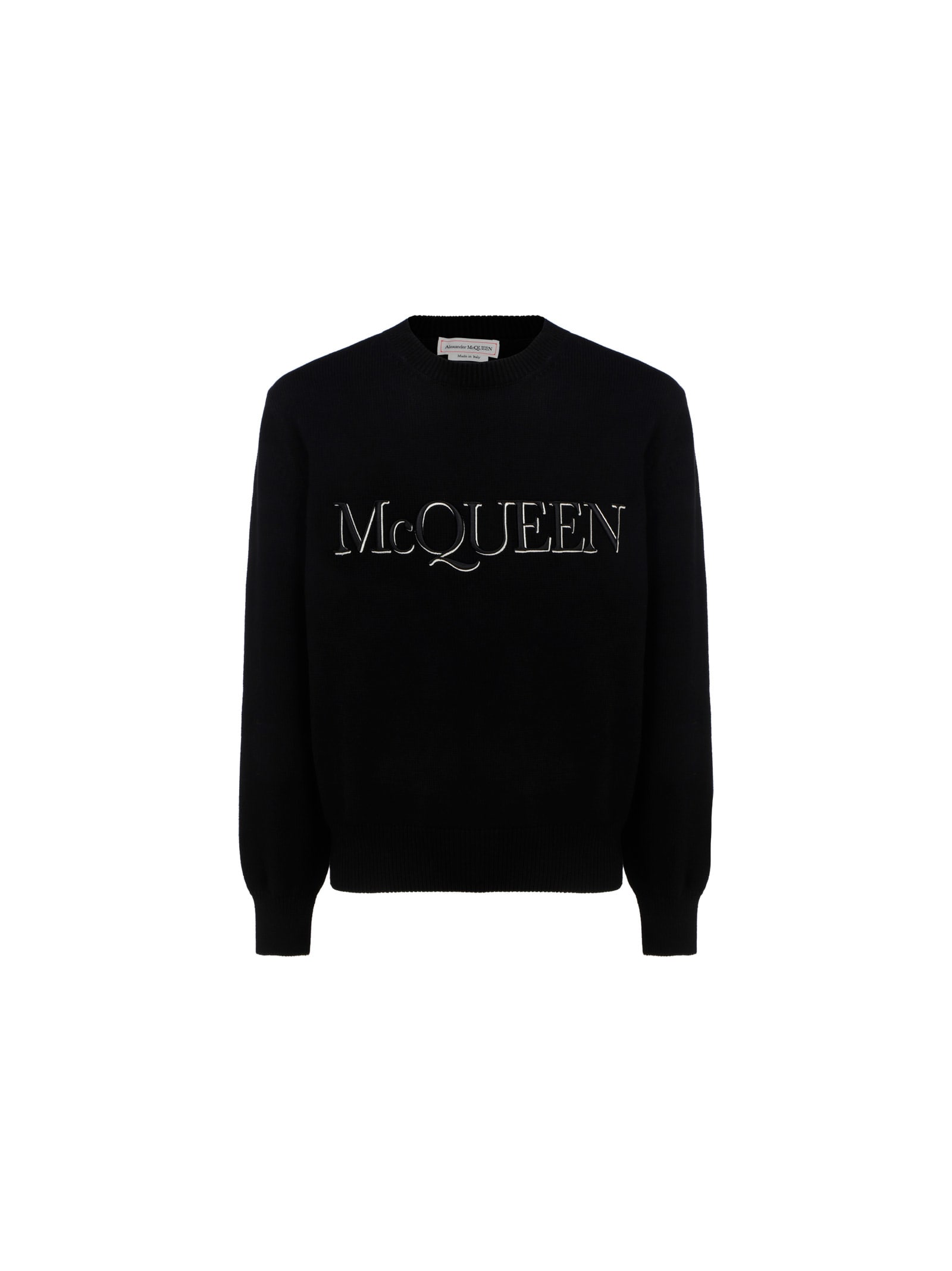 Alexander McQueen 棉质圆领毛衣