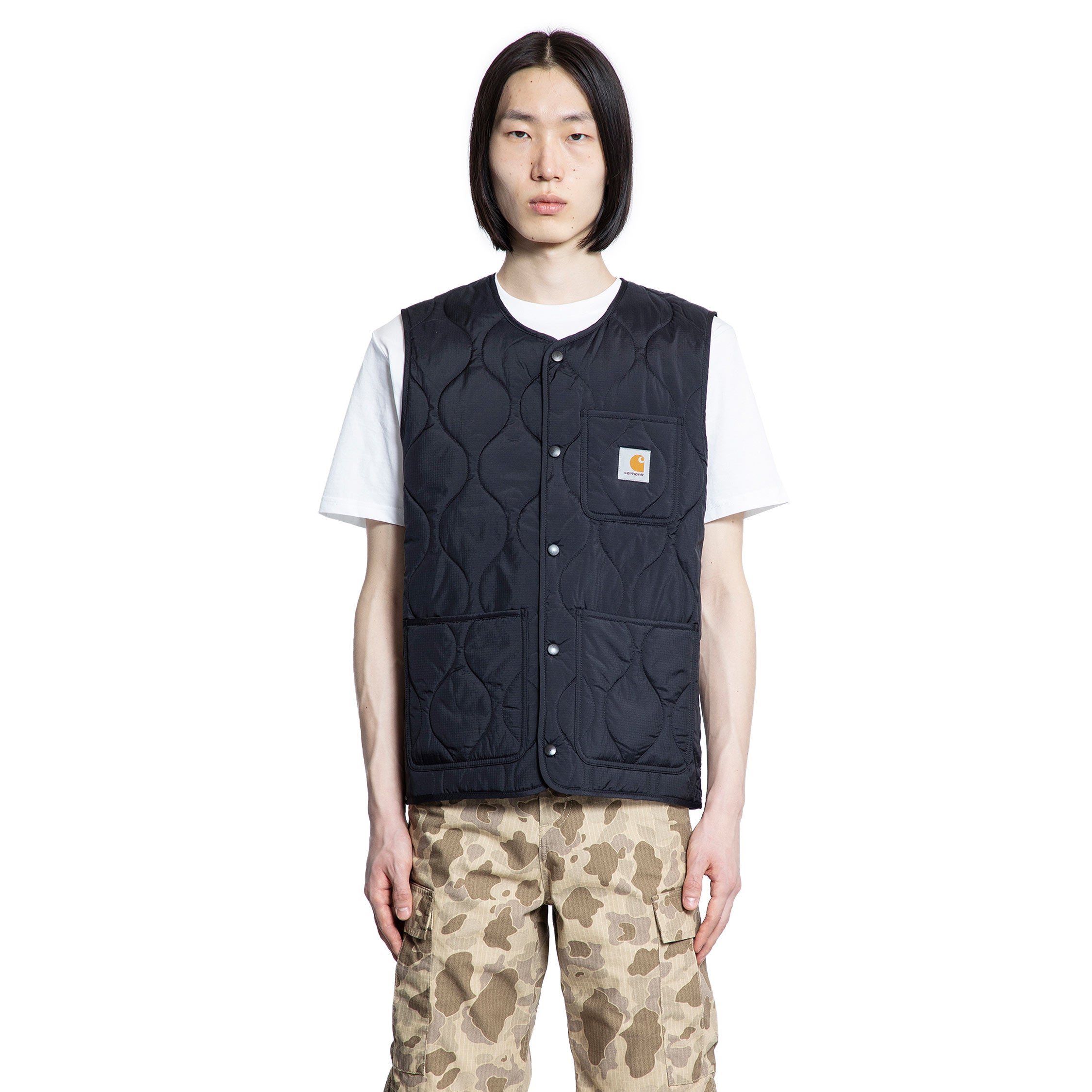 CARHARTT WIP MAN BLACK VESTS