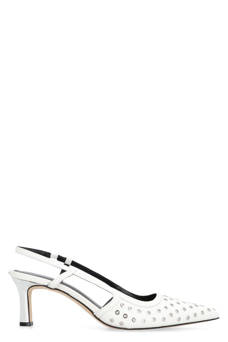 Michael Kors Alora 皮革后空 pumps