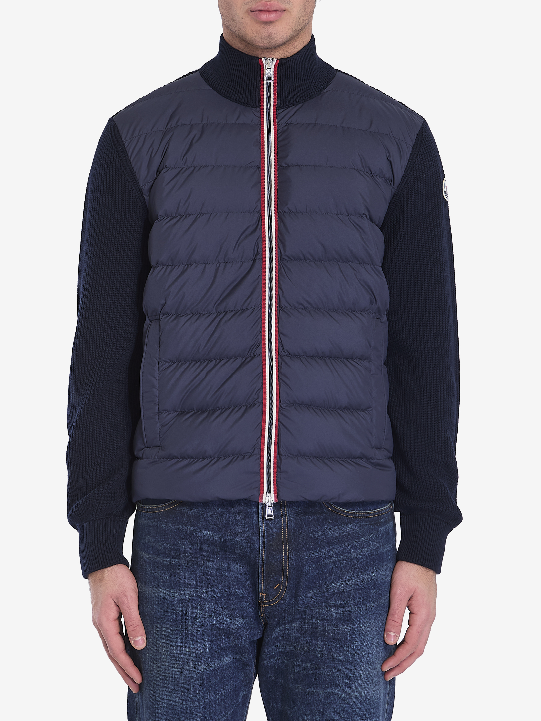 Knit down jacket