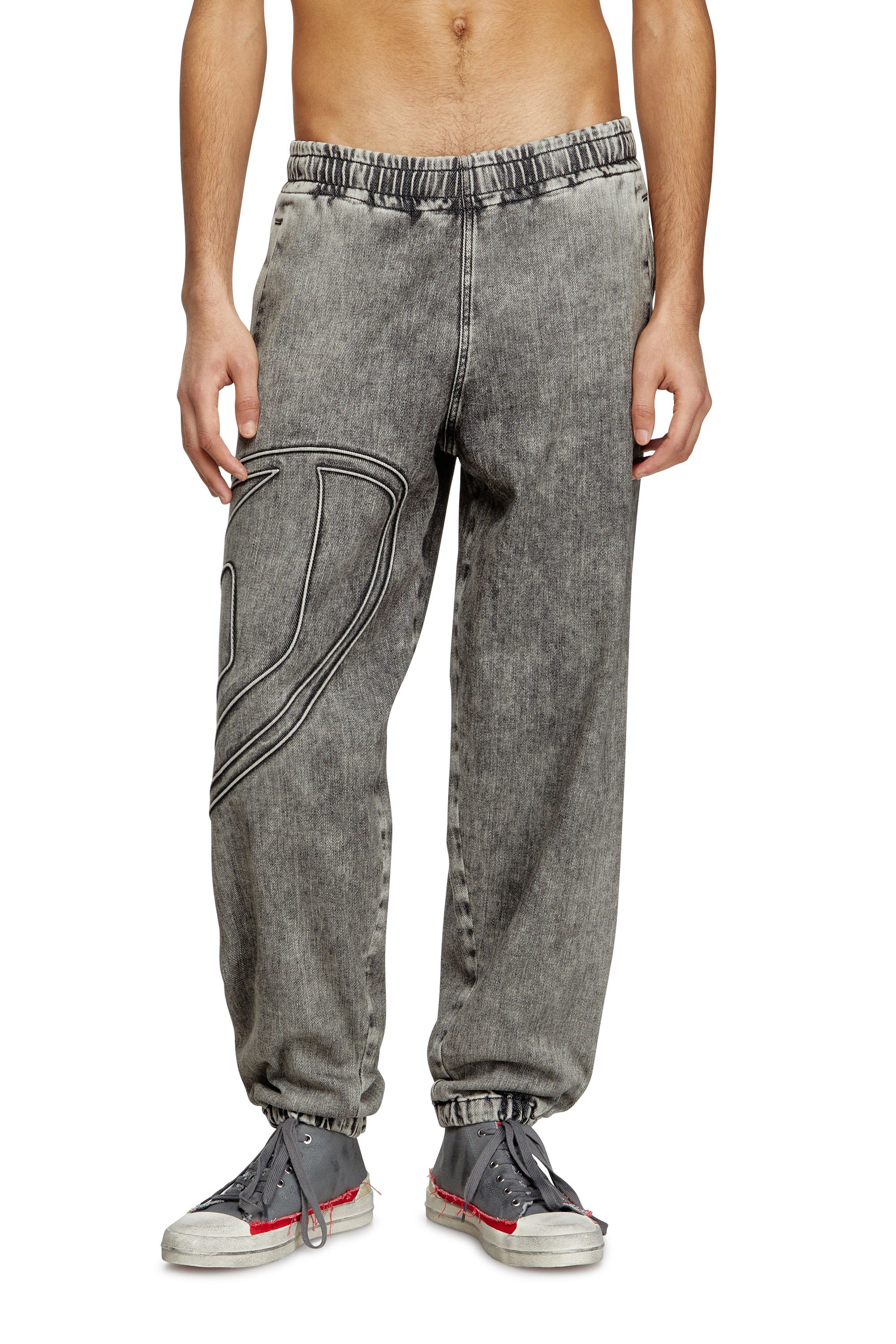 Diesel - Slim D-Pint Track Denim - Jeans - Unisex - Black