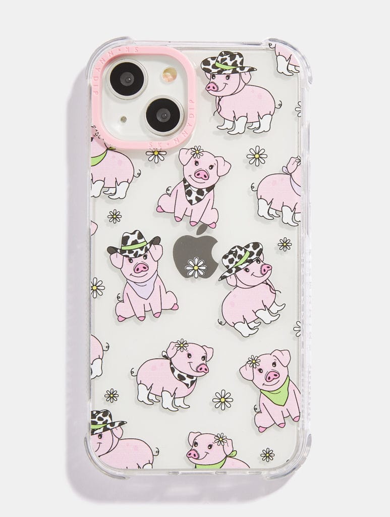 Country Pig Shock i Phone Case, i Phone 16 Plus Case