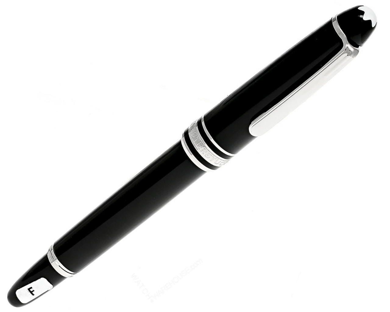 MONTBLANC Meisterstuck Platinum Fine (F) Nib Fountain Pen 107705