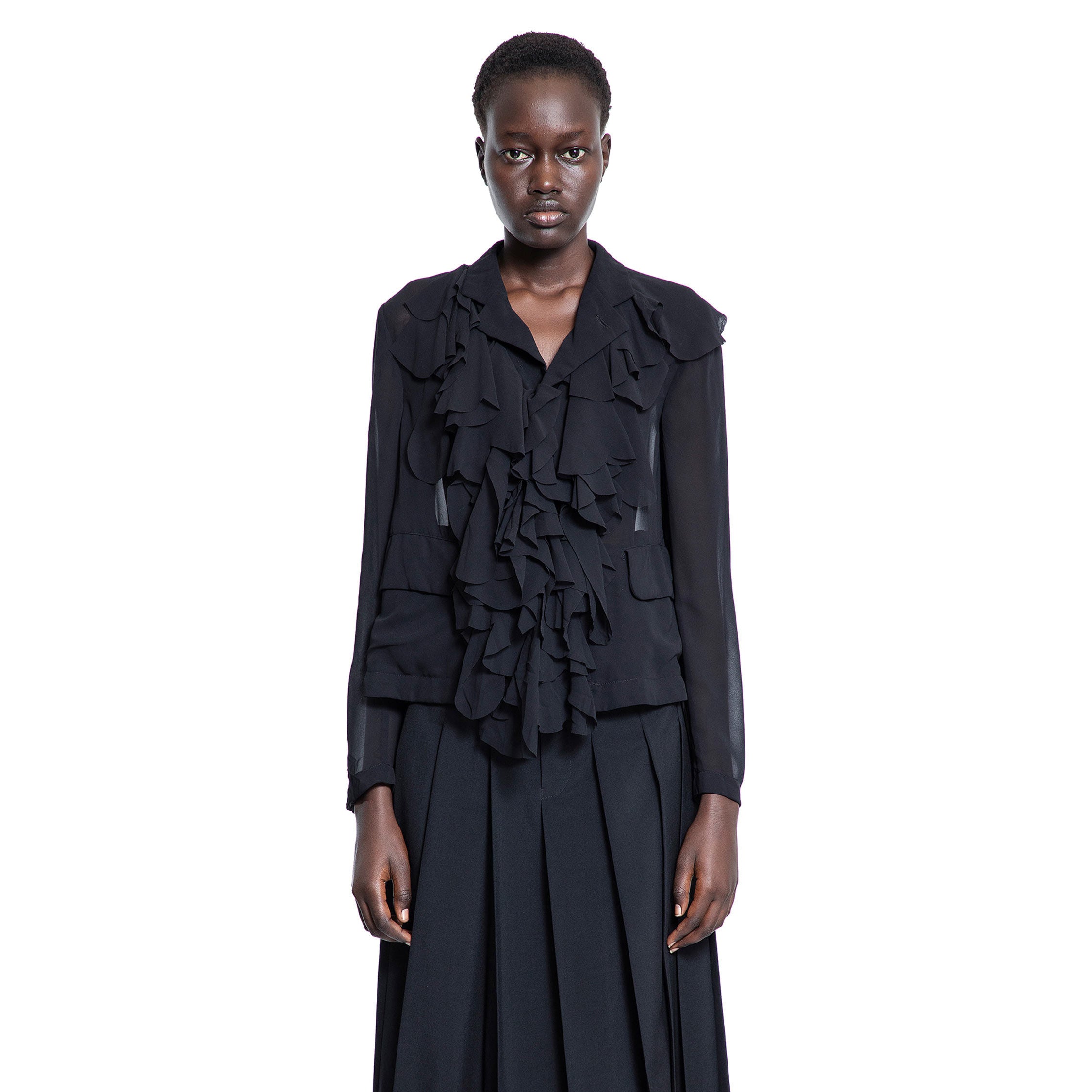 COMME DES GARCONS WOMAN BLACK BLAZERS