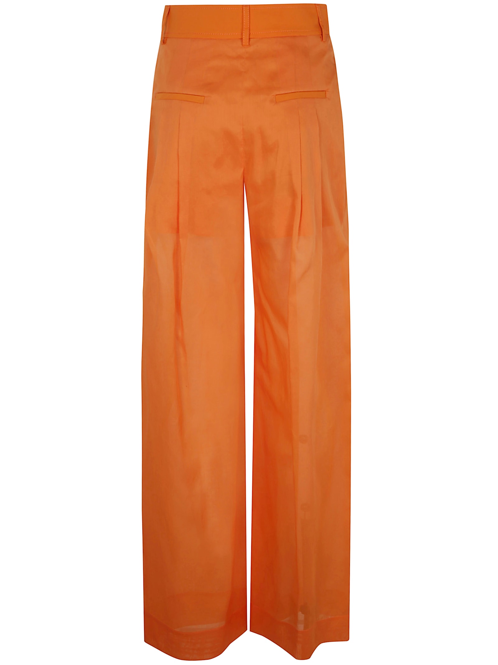 Alberta Ferretti Organzed Muslin Trousers