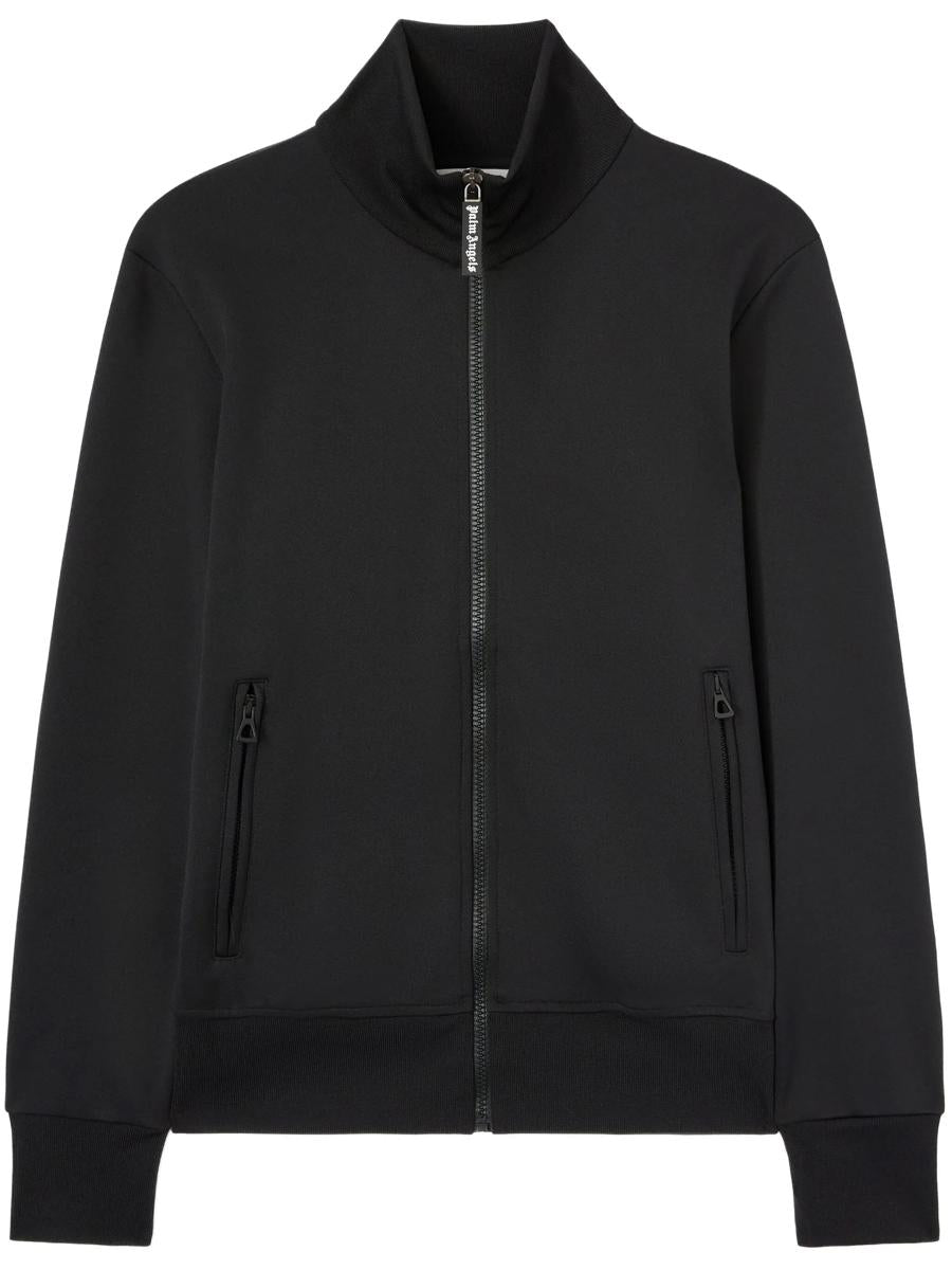 Palm Angels Back Curved Logo Track Jacket Clothing