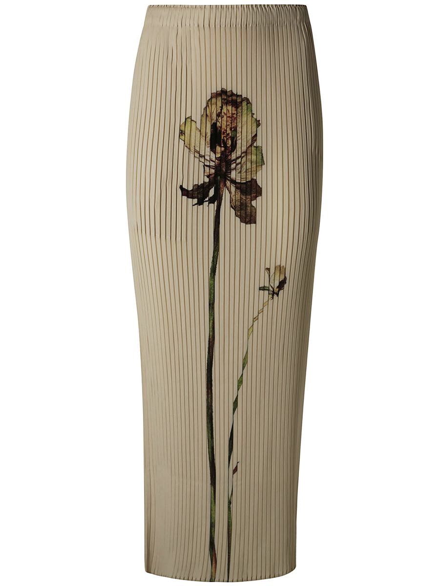 Issey Miyake Pressed Flora Pleats Skirt Clothing