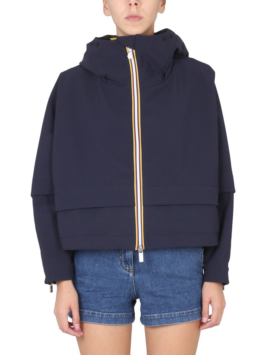K-Way Windbreaker With Logo