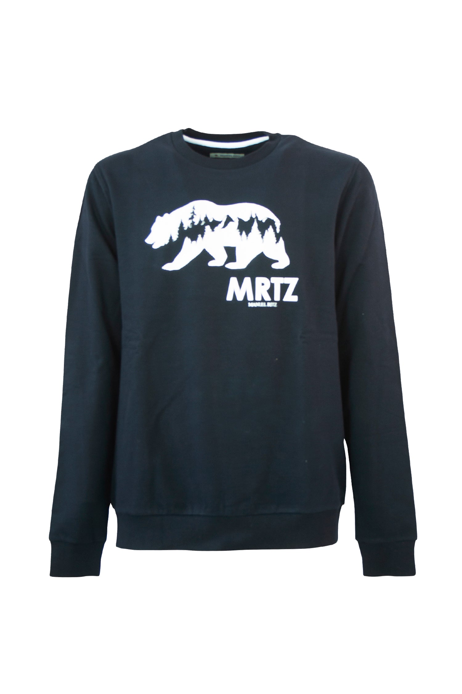 RITZ Felpa Blu con Stampa Orso Mountain