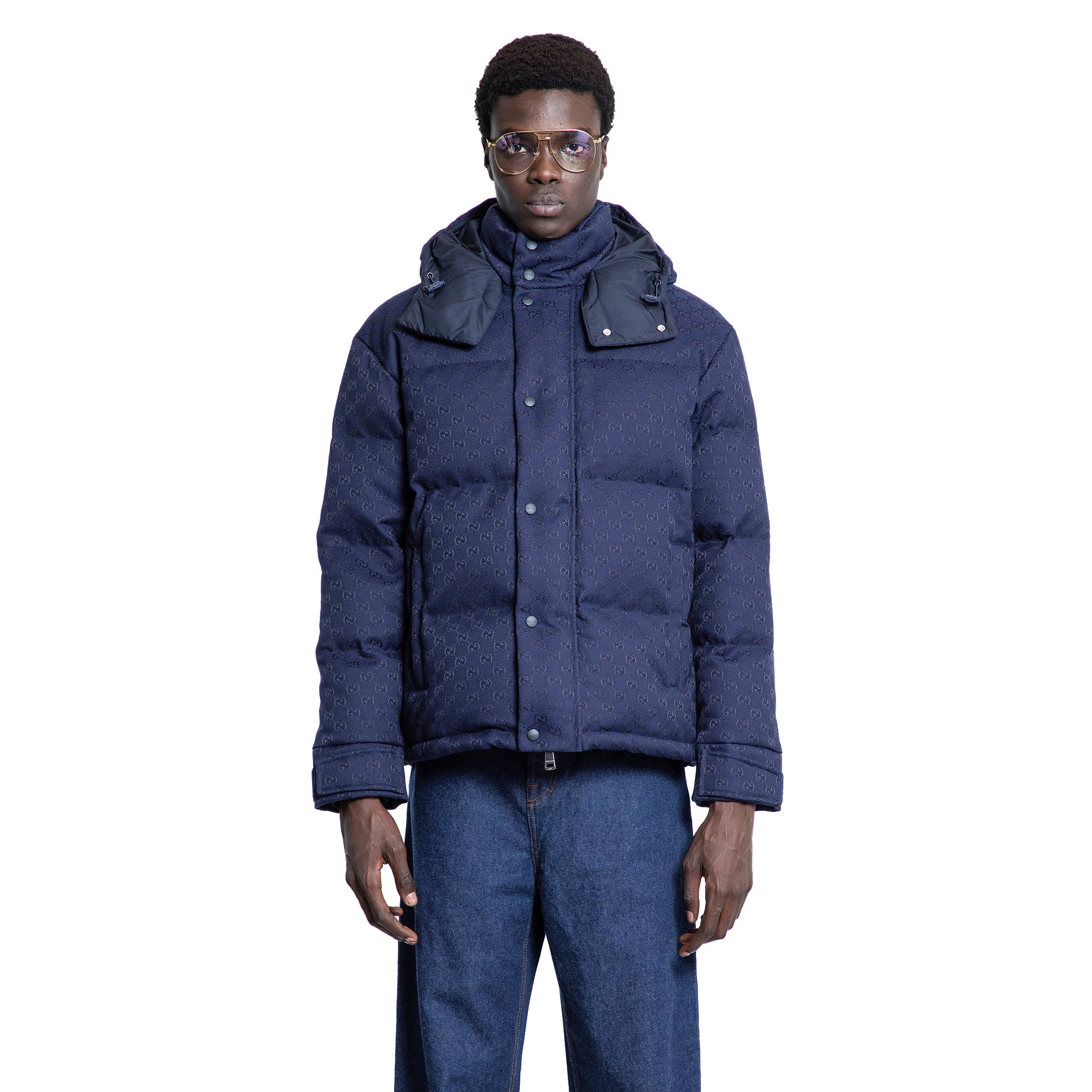 GUCCI MAN BLUE JACKETS
