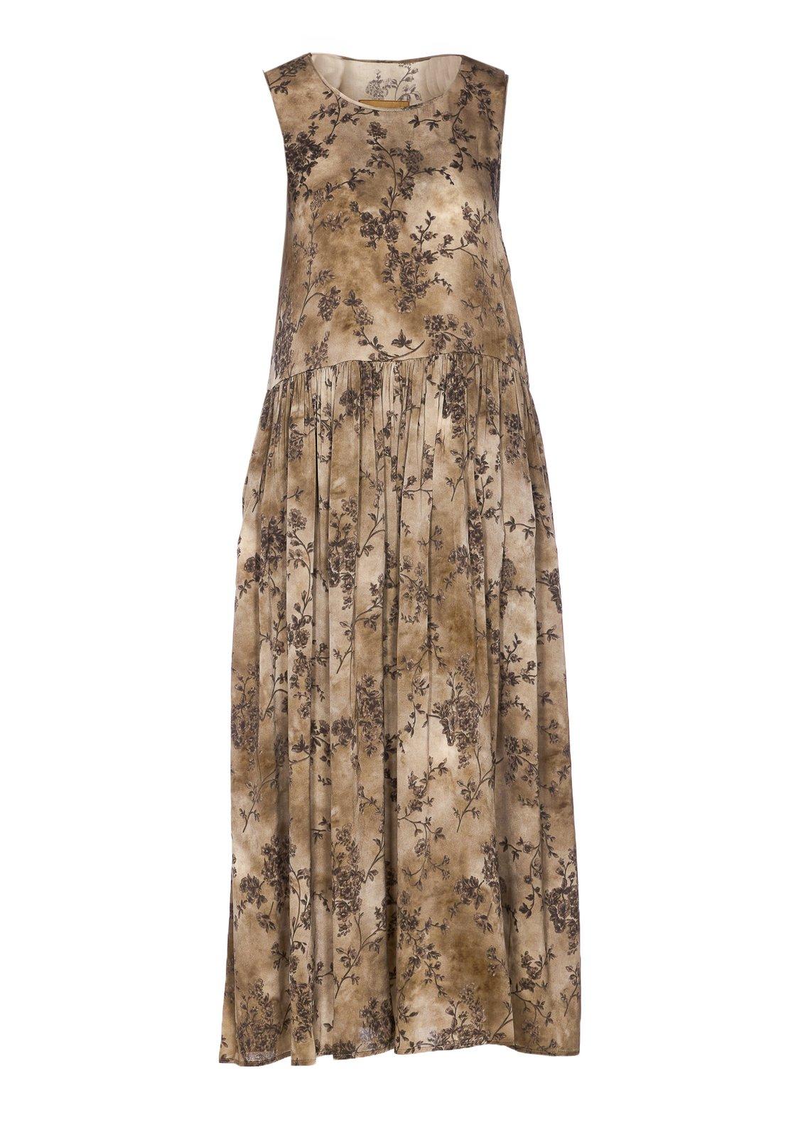 Uma Wang Ardal Floral Print Midi Dress