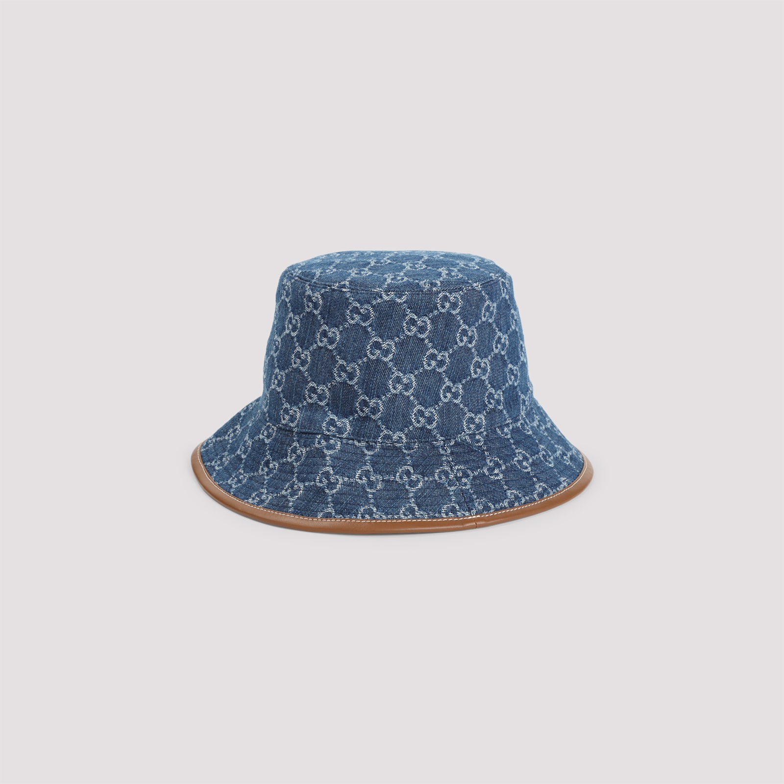 Gucci Denim Gg Fedora Hat