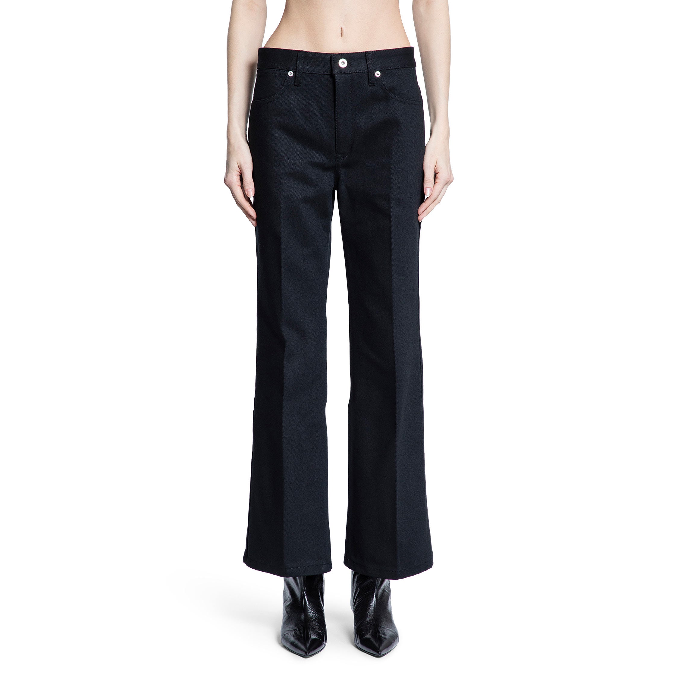 JIL SANDER 女士黑色牛仔裤