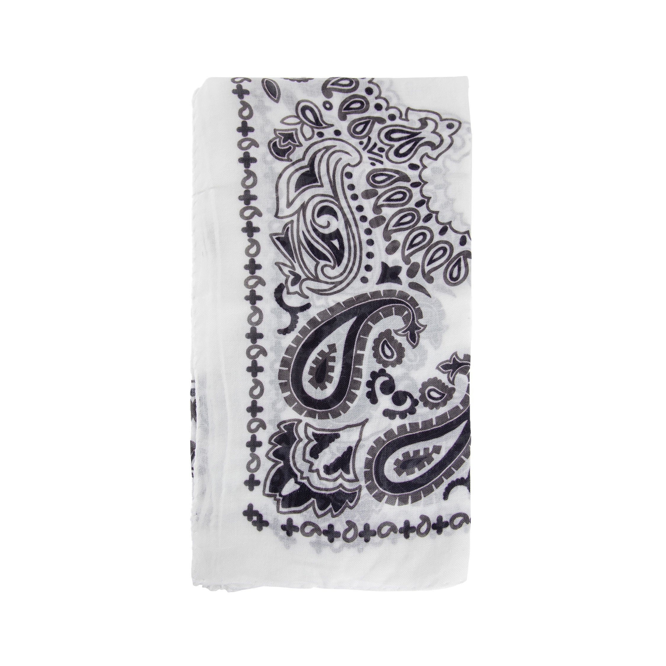 DESTIN UNISEX BLACK & WHITE SCARVES
