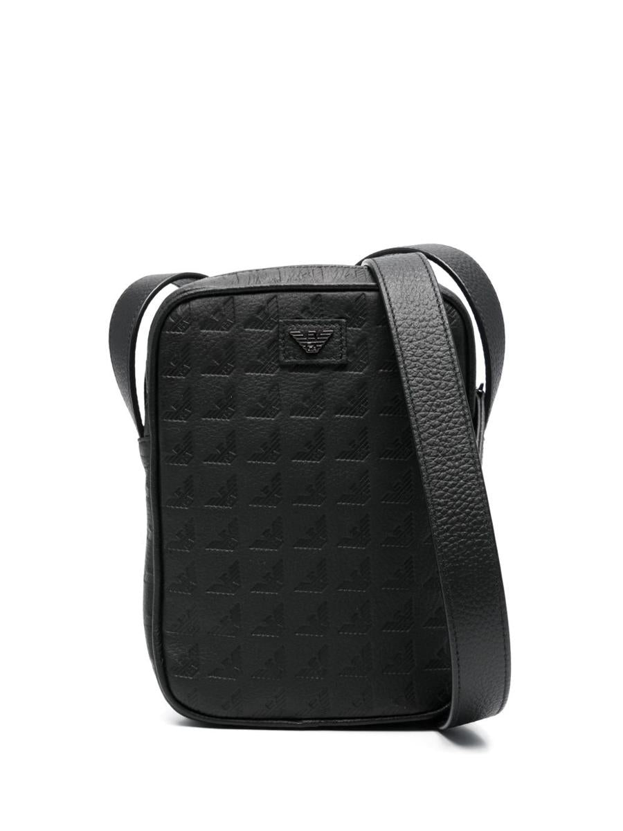 Emporio Armani 限定标志皮革手拿包