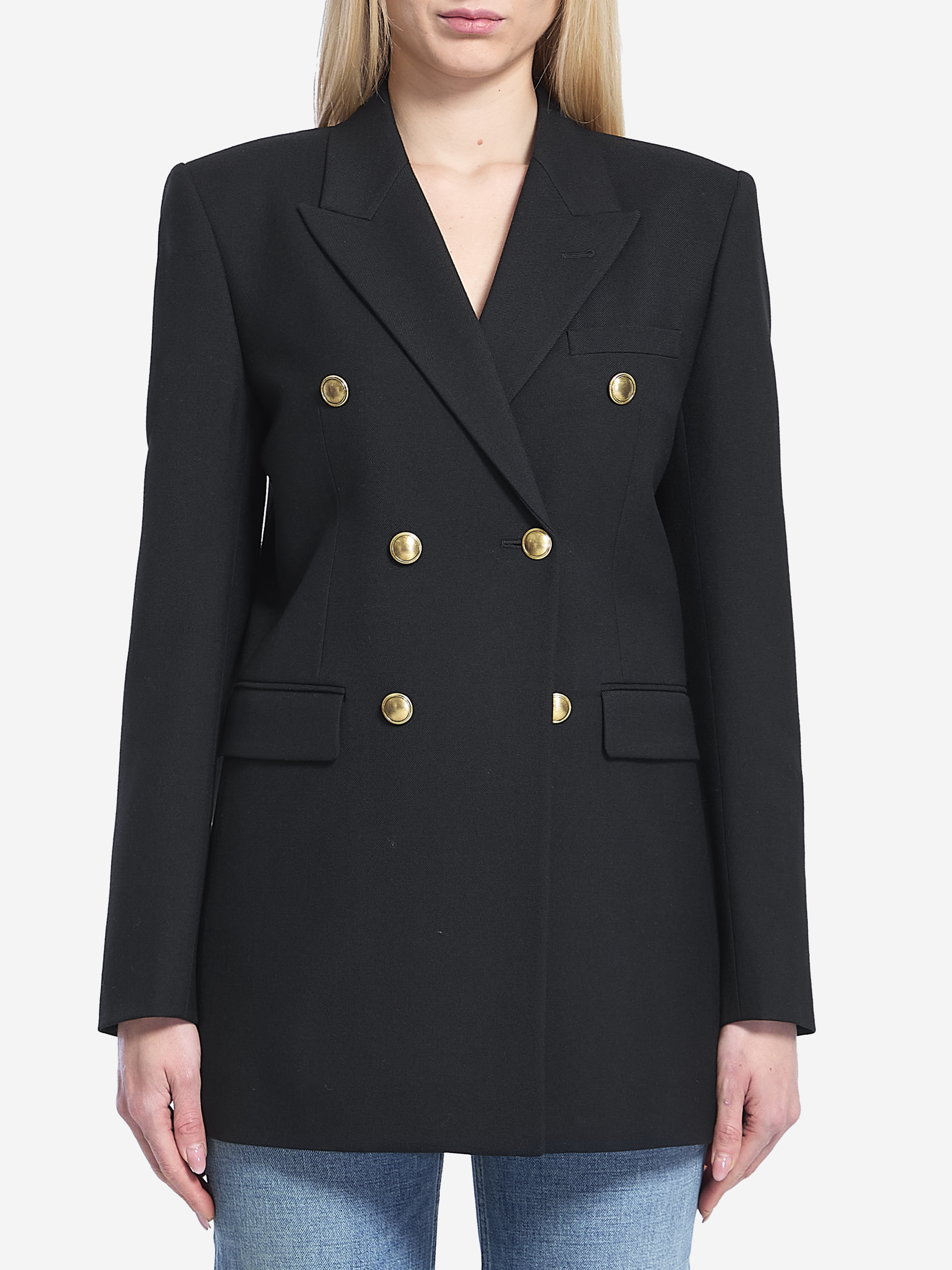 Wool doublebreasted jacket