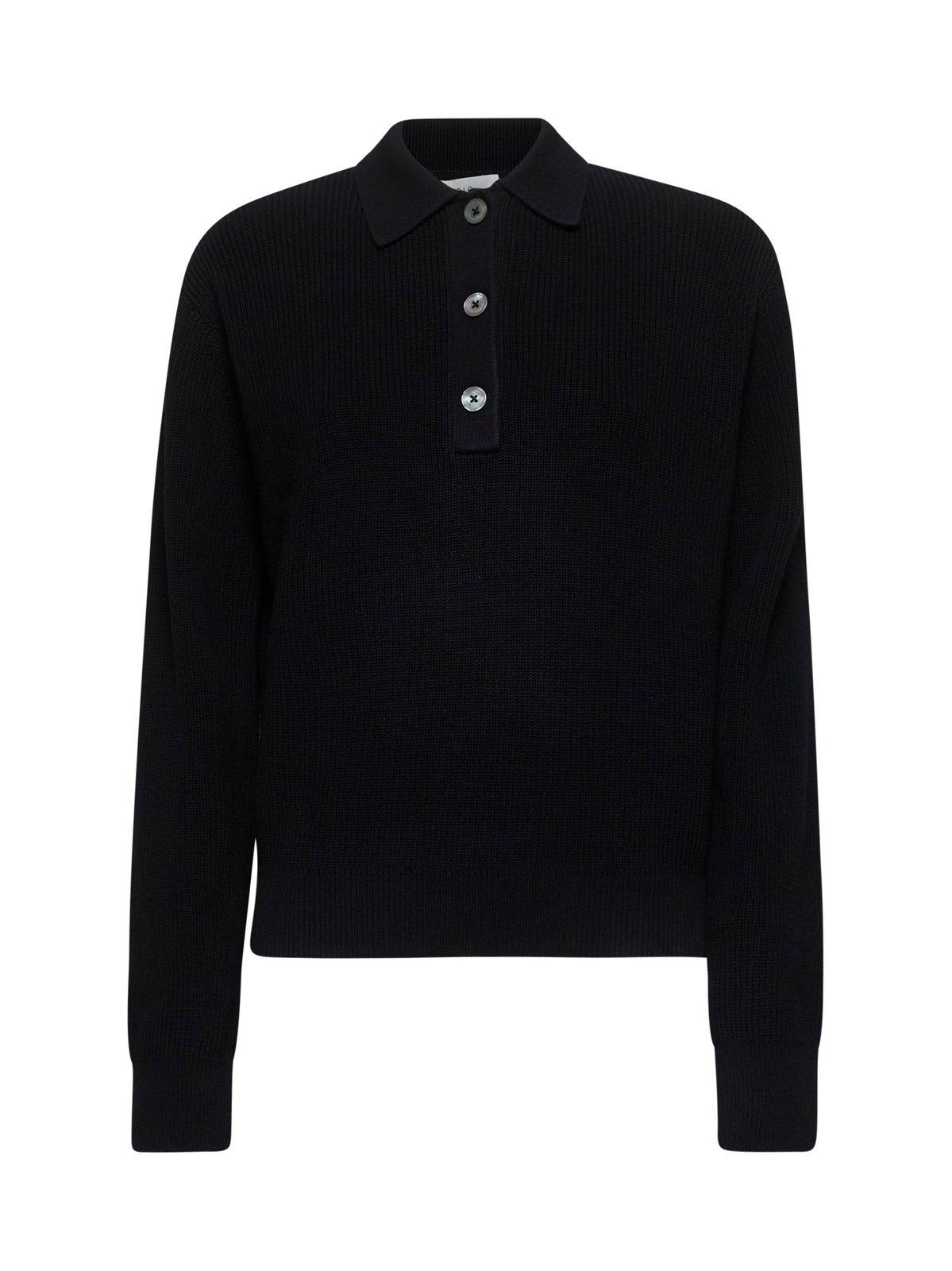 Studio Nicholson Chesapeake Long Sleeved Polo Top