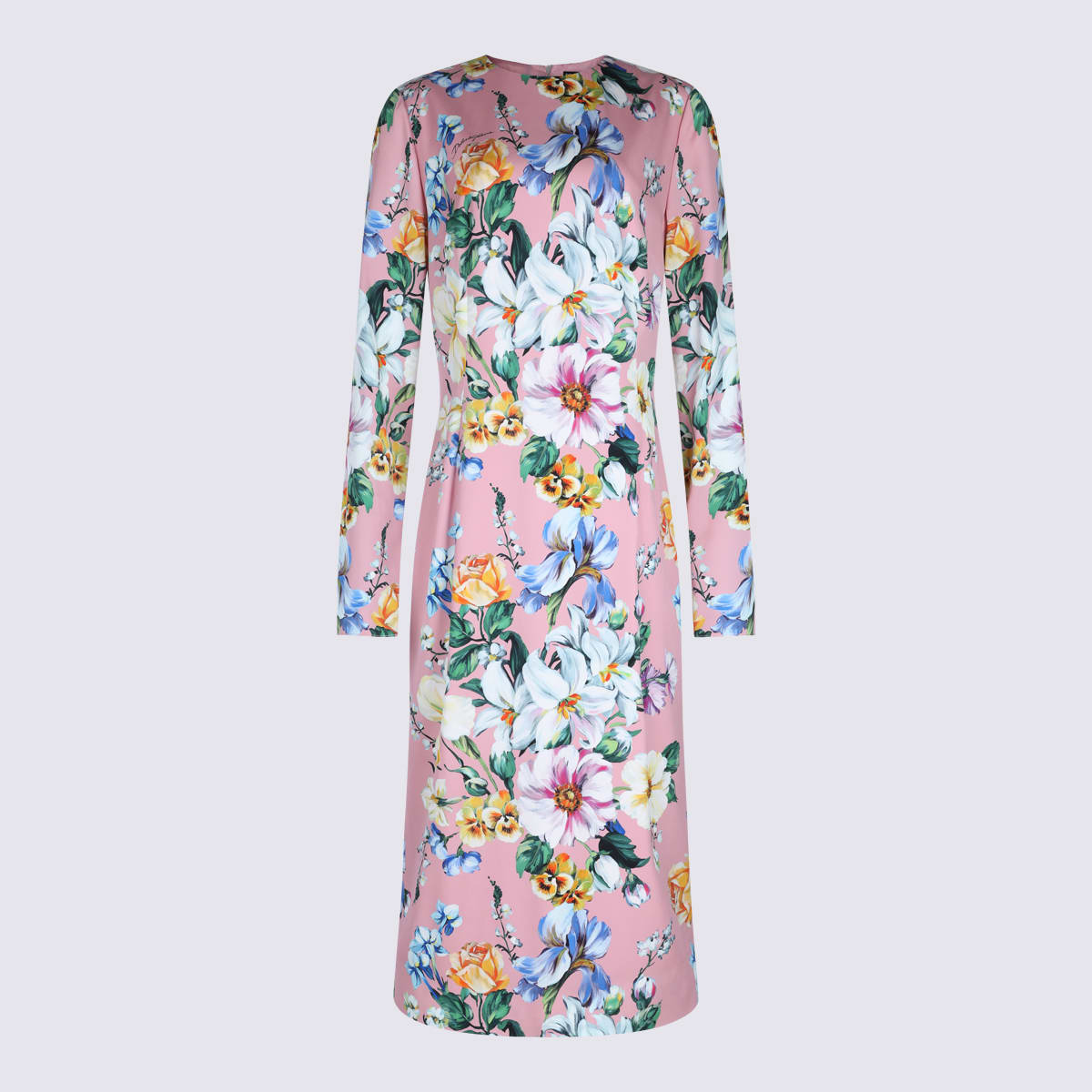 Dolce & Gabbana 多色真丝连衣裙