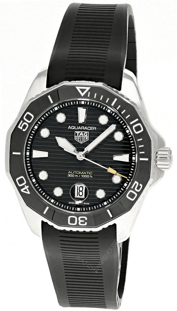 TAG HEUER Aquaracer AUTO 43MM Rubber Men's Watch WBP201A.FT6197