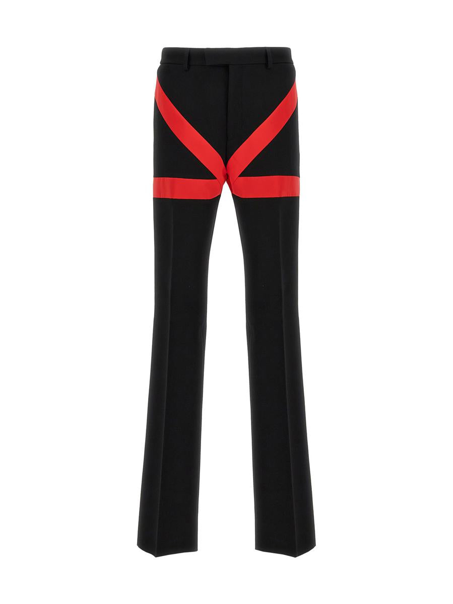 Salvatore Ferragamo Contrast Insert Pants
