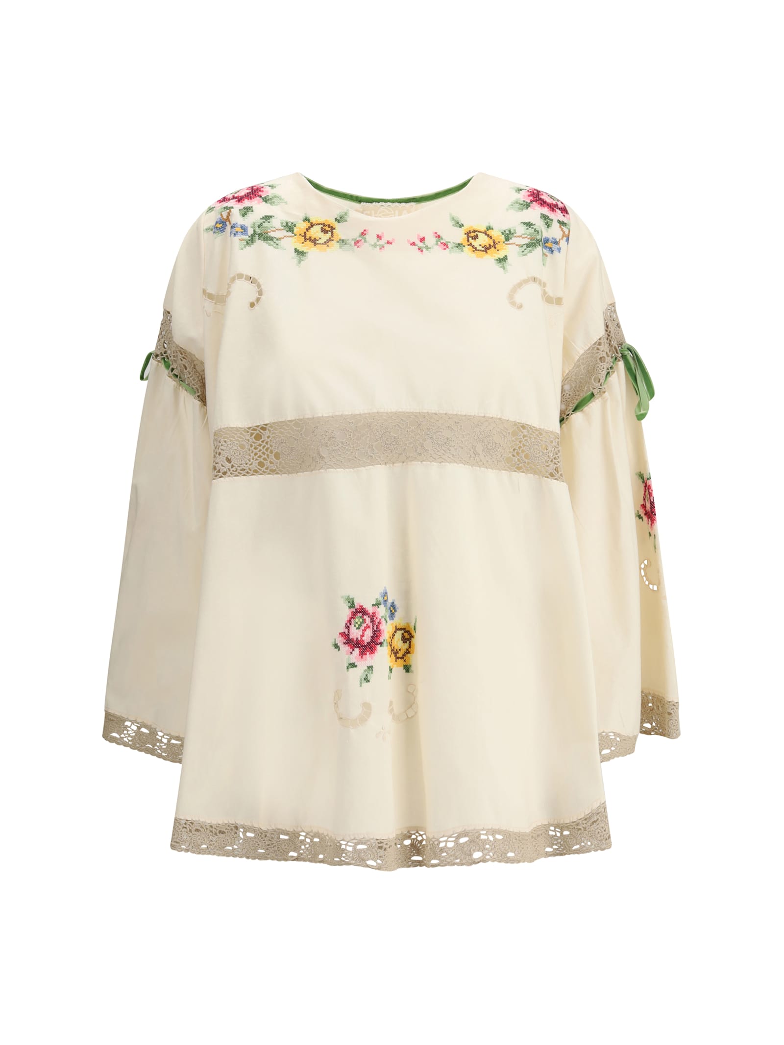 Ella Blouse With Floral Details