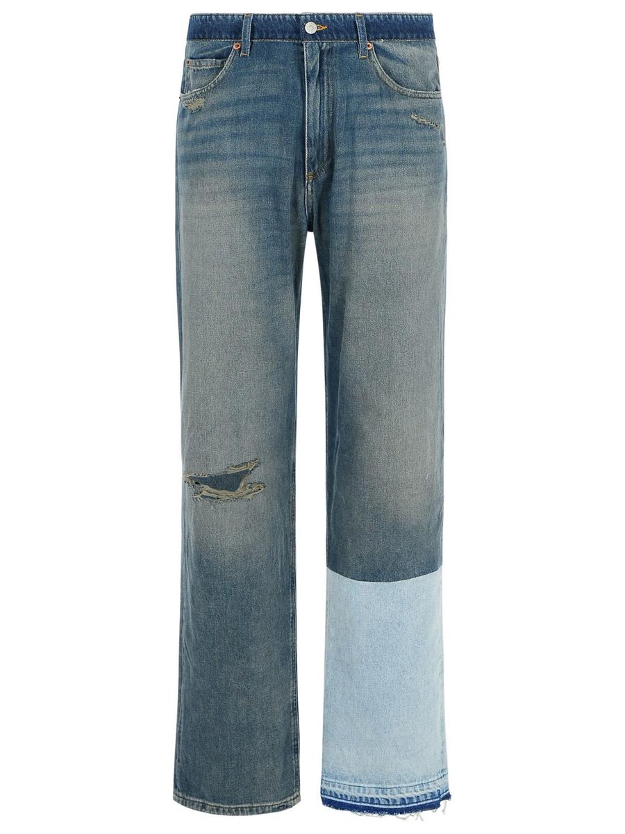 Mm6 Maison Margiela 灰蓝色纯棉牛仔裤
