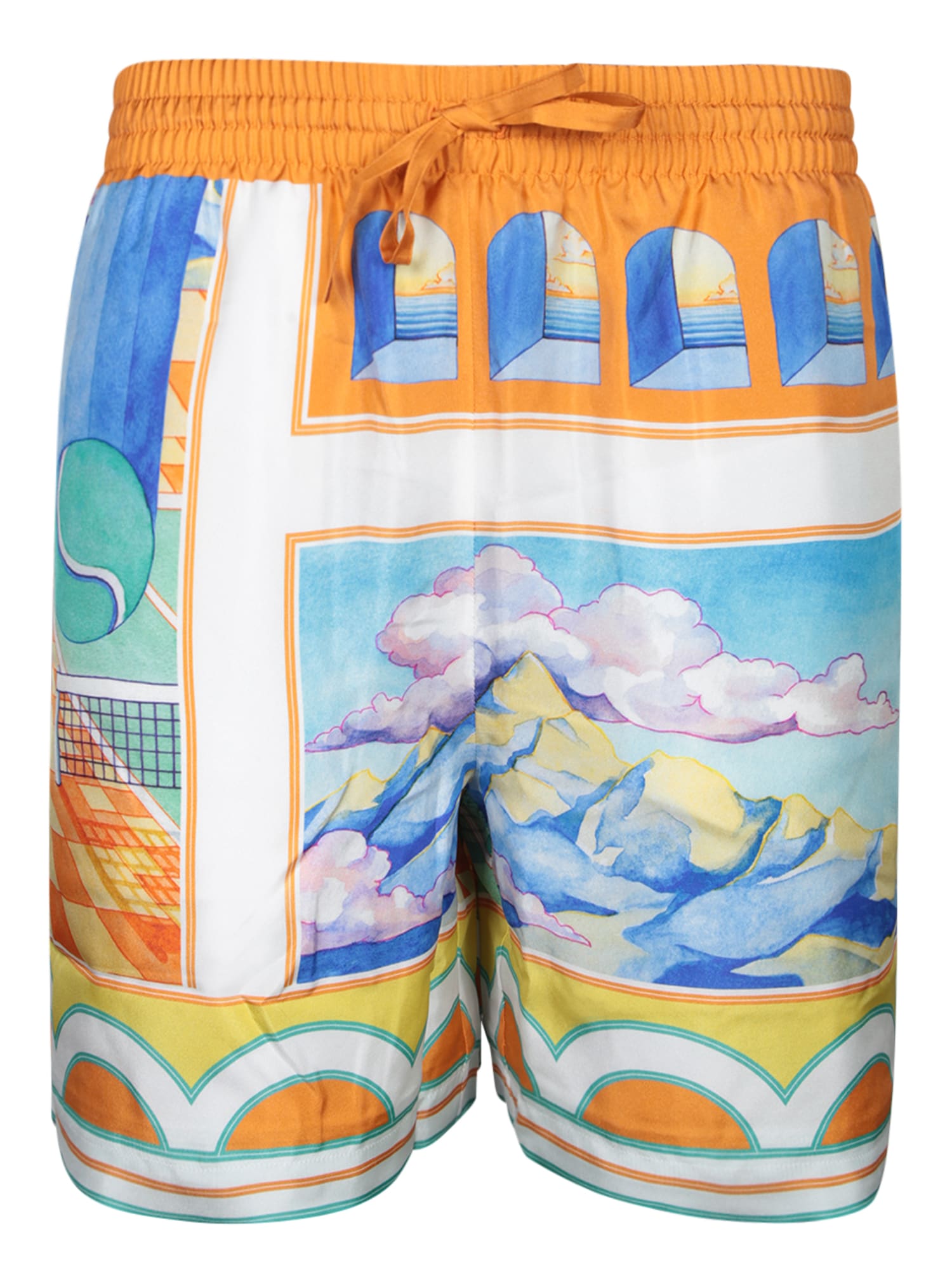 Casablanca Surreal Pool Multicolor Shorts