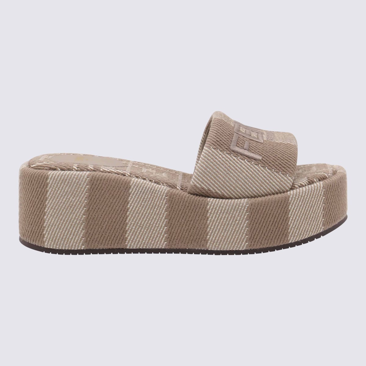Fendi Brown Sandals