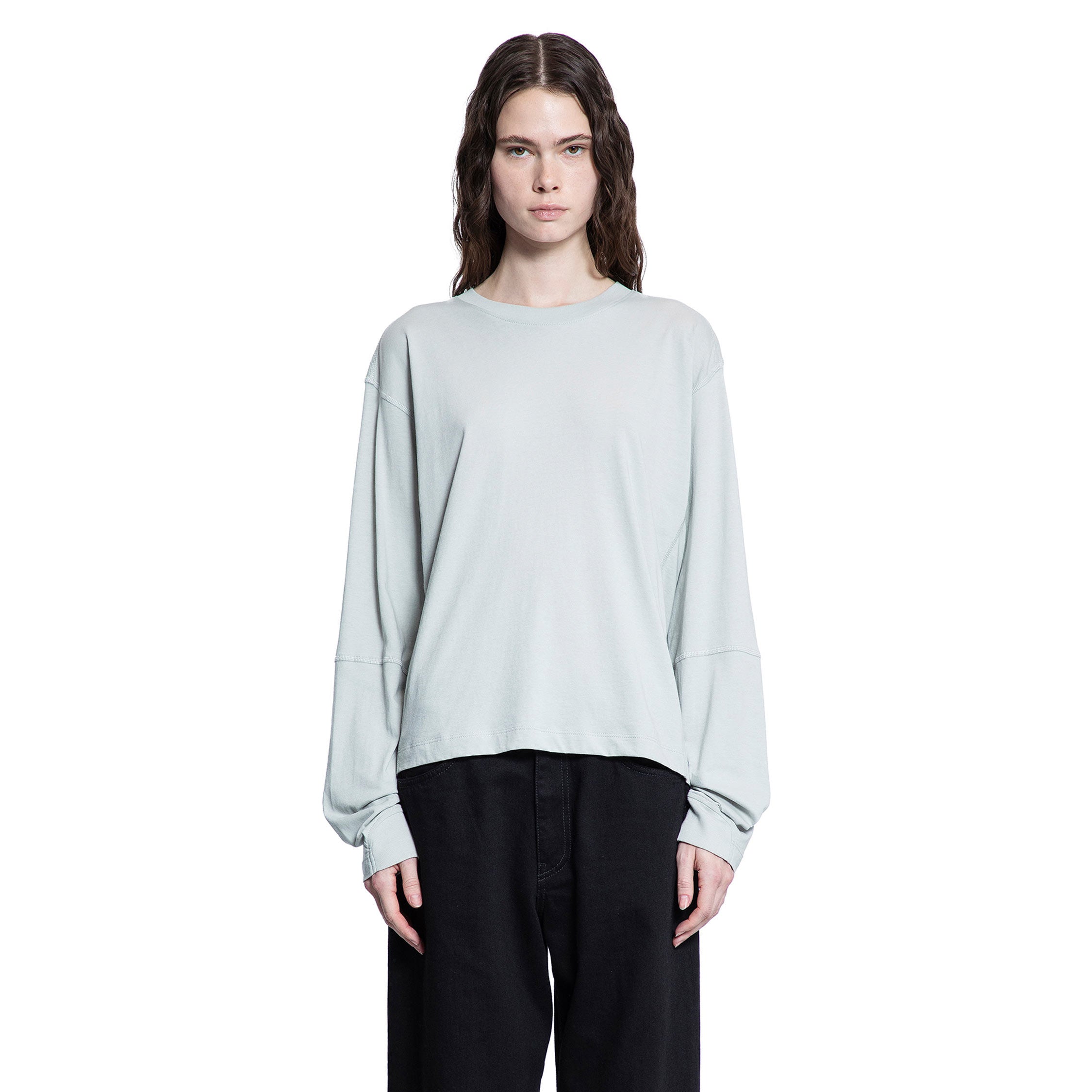 6397 WOMAN BLUE T-SHIRTS & TANK TOPS