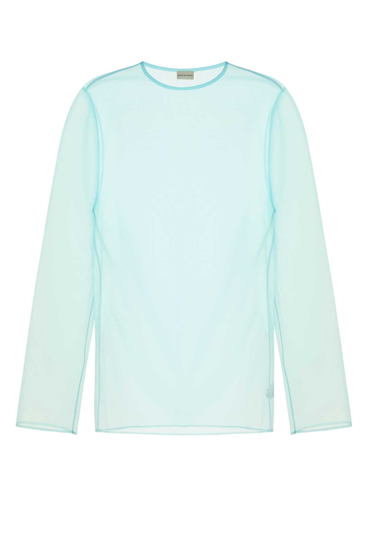 Dries Van Noten 浅蓝色欧根纱 Camille 上衣