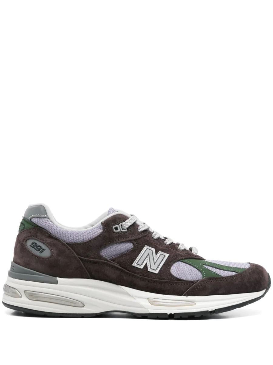 New Balance T1猪皮合成网眼运动鞋