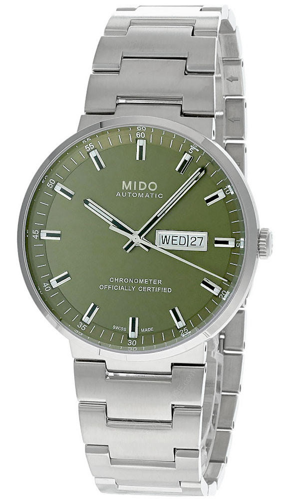 MIDO Ocean Commander Icone AUTO 42MM Olive Green Dial Men's Watch M031.631.11.091.00 / M0316311109100
