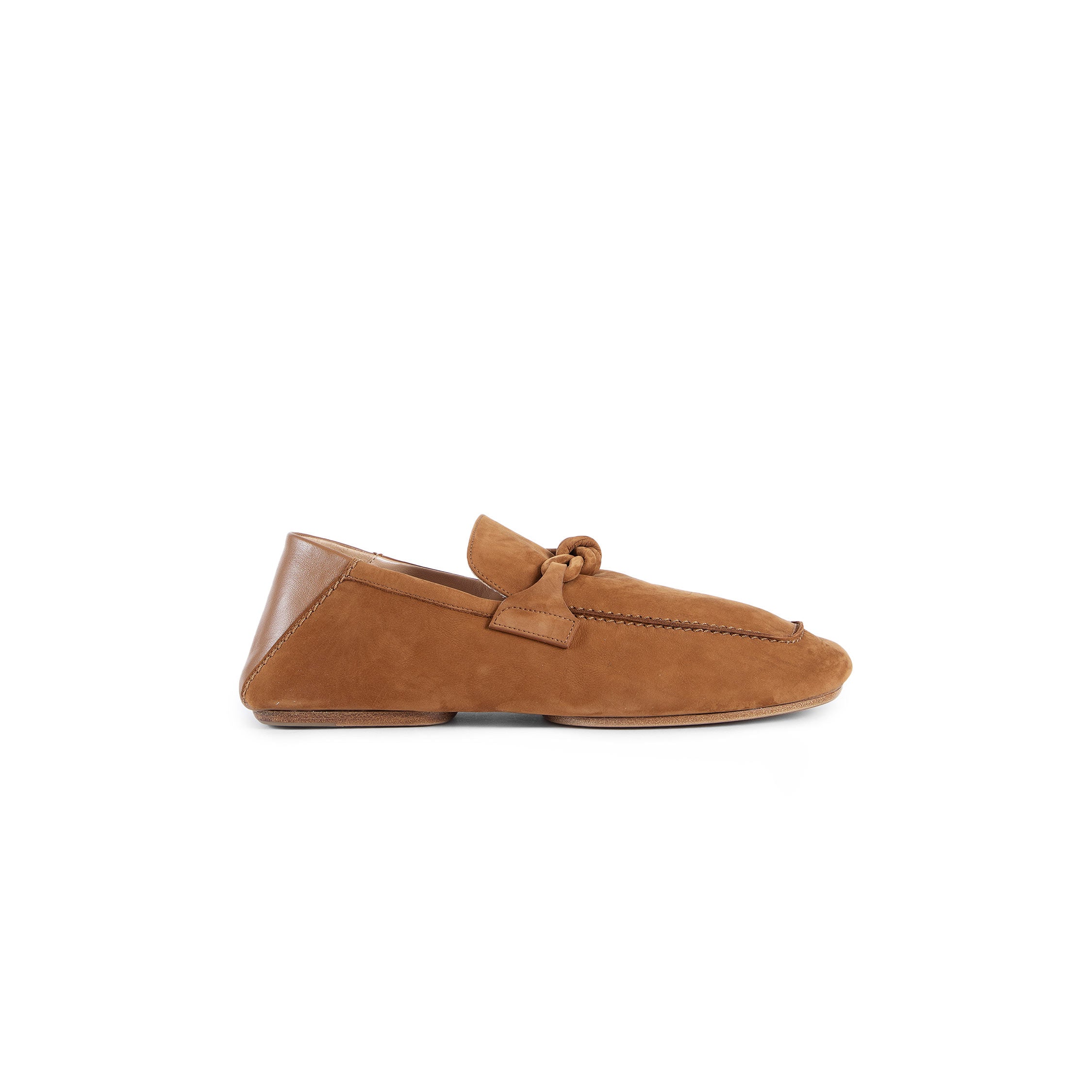 BOTTEGA VENETA MAN BROWN LOAFERS & FLATS