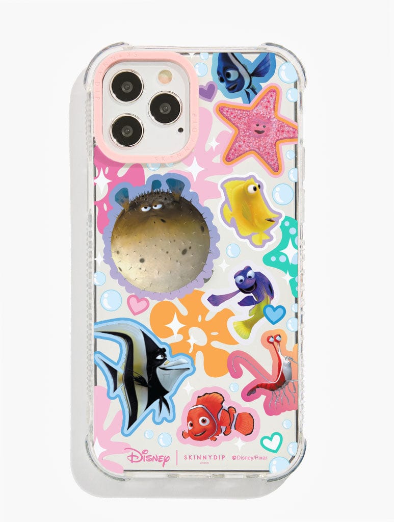 Disney Finding Nemo Rainbow Sticker Shock i Phone Case, i Phone 14 Case