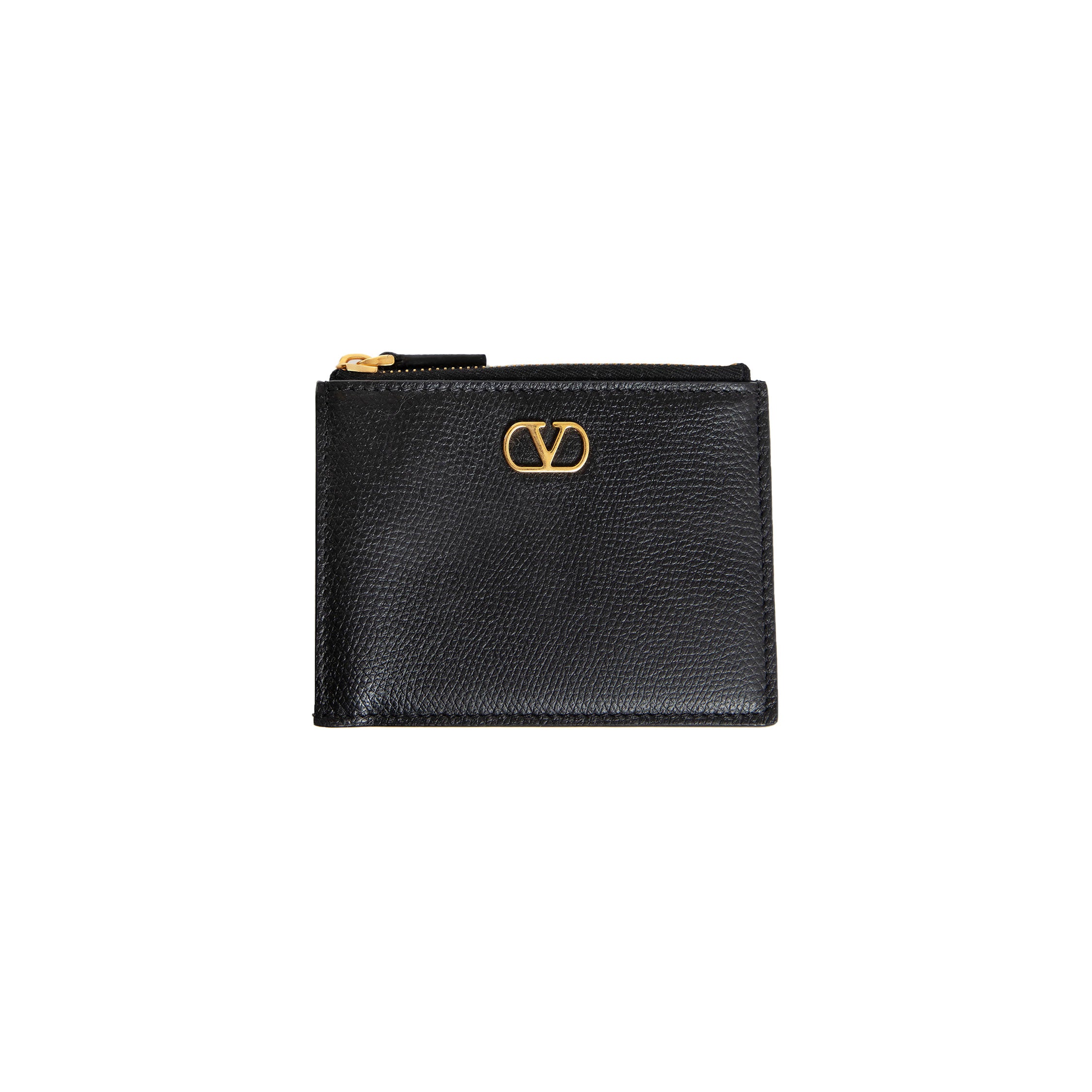 VALENTINO WOMAN BLACK WALLETS & CARDHOLDERS