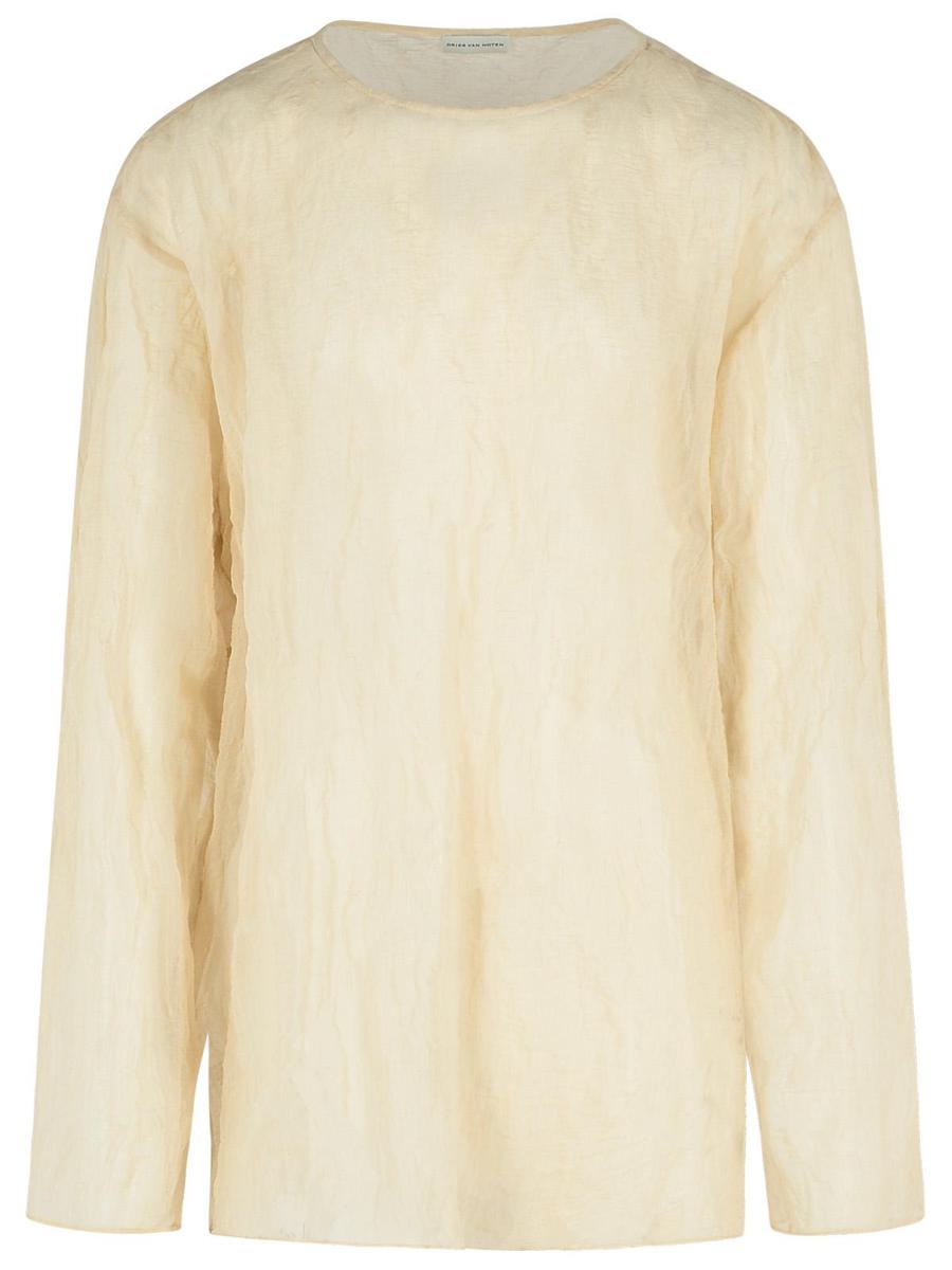 Dries Van Noten 'Hen' 灰色棉质T恤