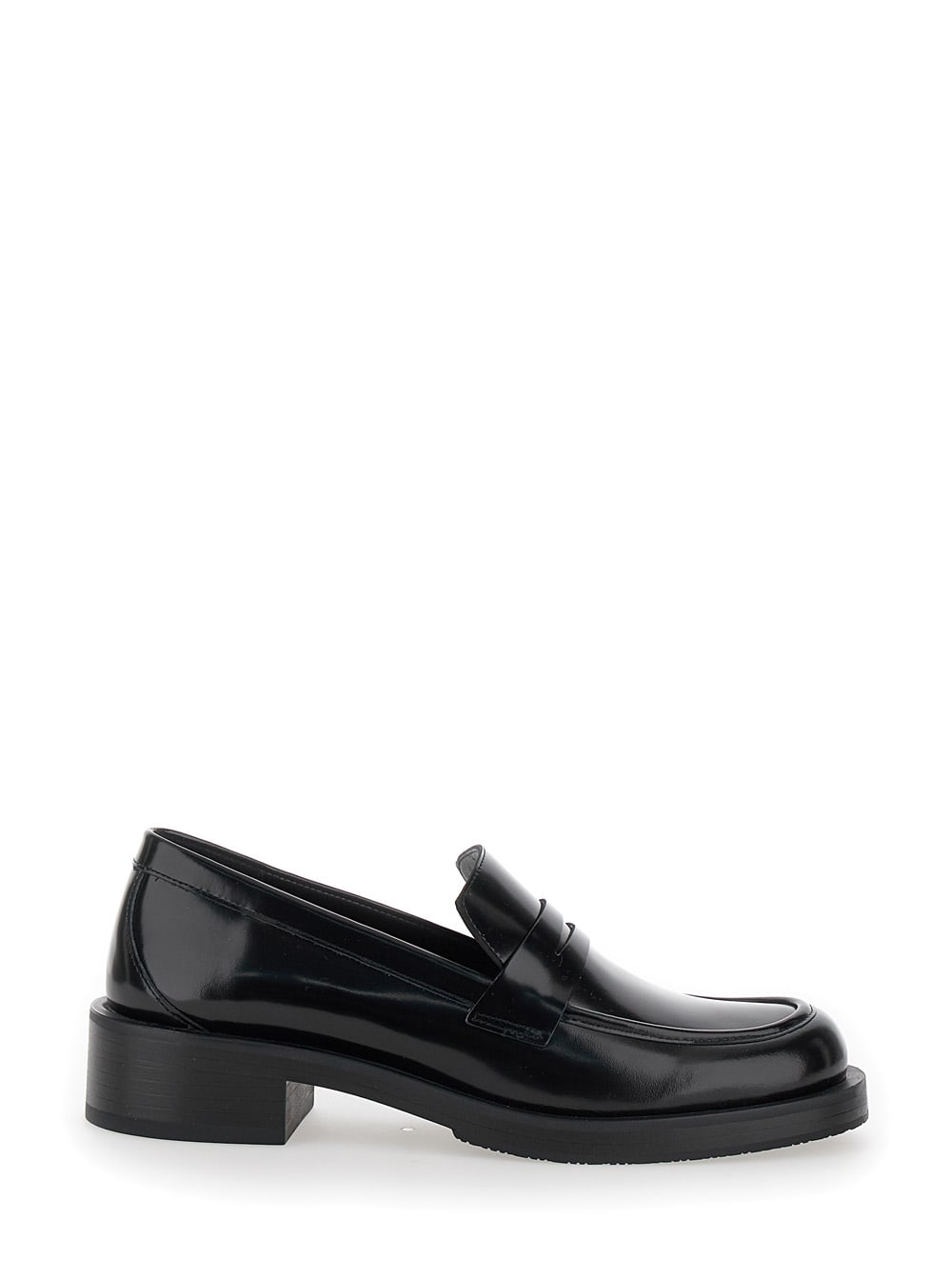 Stuart Weitzman palmer 女士黑色漆皮乐福鞋