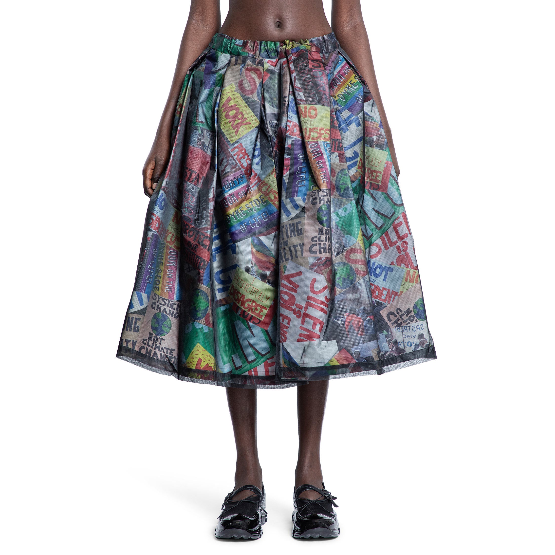 COMME DES GARCONS WOMAN MULTICOLOR SKIRTS