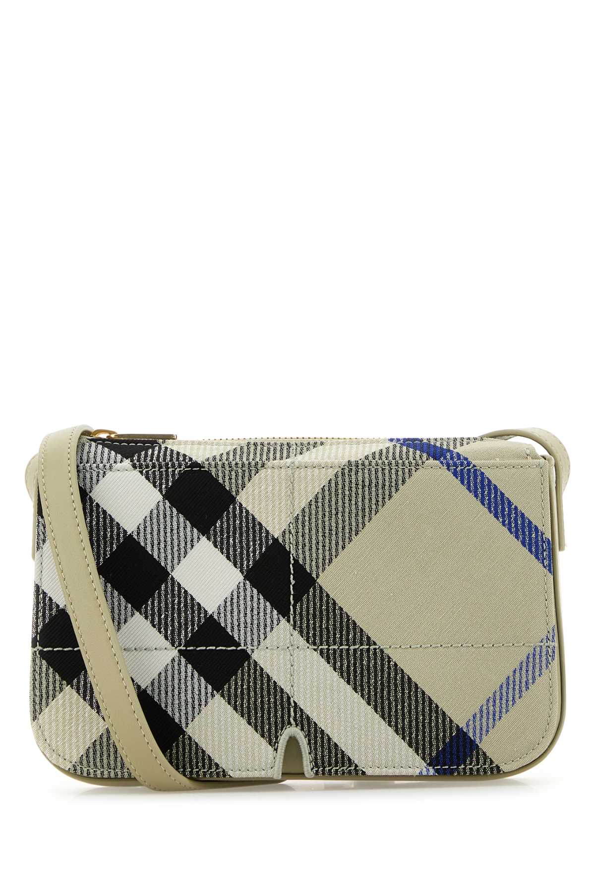 Burberry 刺绣帆布利落剪裁斜挎包
