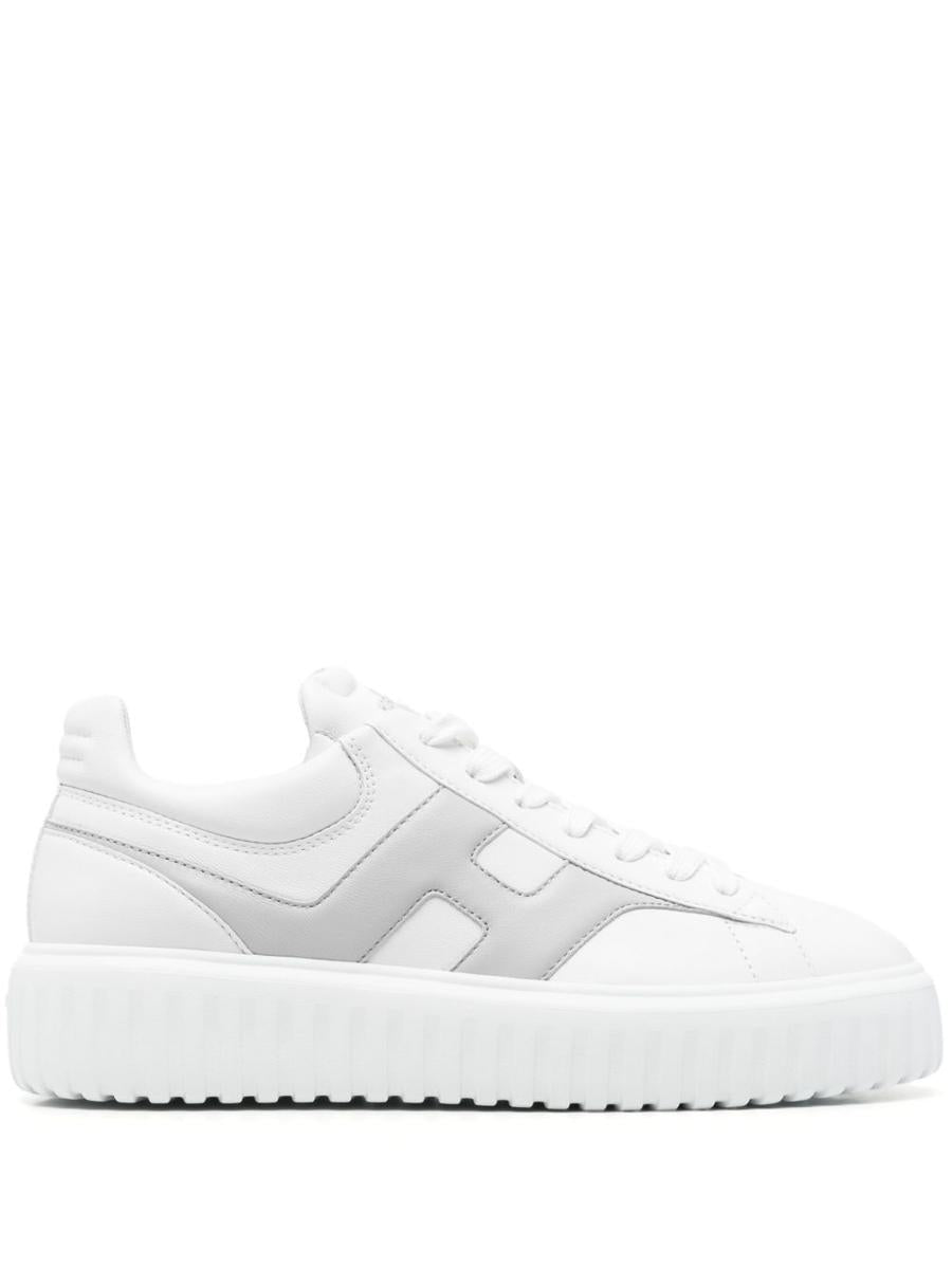 Hogan H-Stripes Leather Sneakers